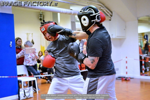 2019-05-30 Milano - pound4pound boxe gym 1725 Flavio Meles vs Davide Zoppolato